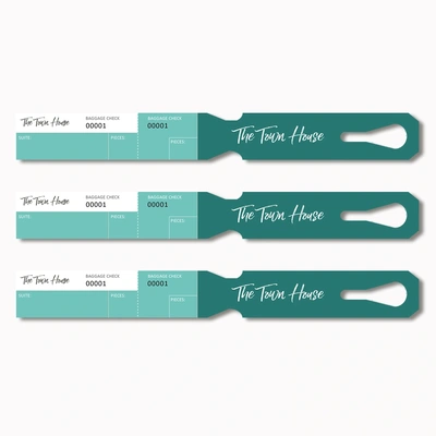  Luggage Tags Interlocking
