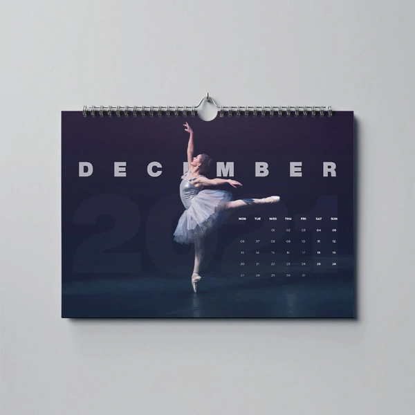 A Size - Long Edge - Wall Calendar